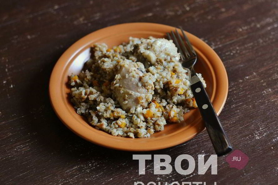 Рецепт гречки с курицей
