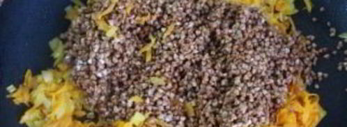 гречка с овощами и чесноком. Шаг 5