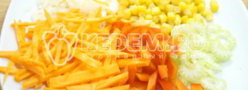 гречка с овощами и фасолью. Шаг 4