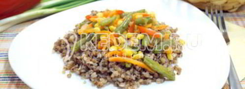 гречка с овощами и фасолью. Шаг 9