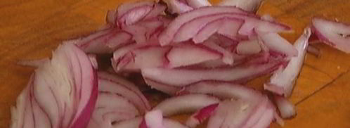 гречка с семгой и маринованным луком. Шаг 4