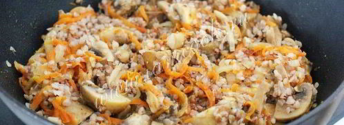 гречка с шампиньонами. Шаг 10