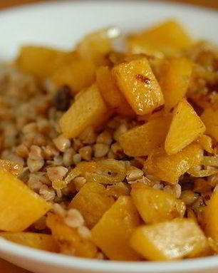 Гречка с сушеными грибами