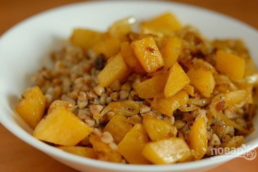 Рецепт гречки с сушеными грибами