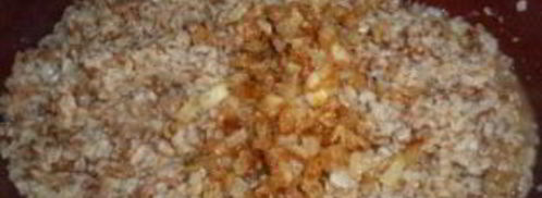 гречка с тушенкой на сковороде. Шаг 5