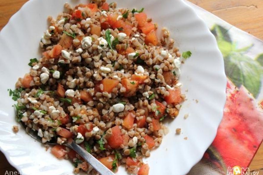 Рецепт гречки с зернистым творогом