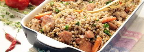 гречка со свининой в духовке. Шаг 11