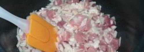 гречка со свининой в мультиварке. Шаг 6