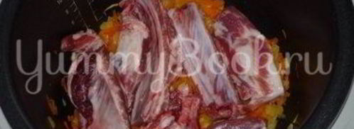 гречневая каша со свиными ребрышками из мультиварки. Шаг 4