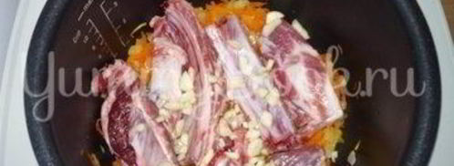 гречневая каша со свиными ребрышками из мультиварки. Шаг 5