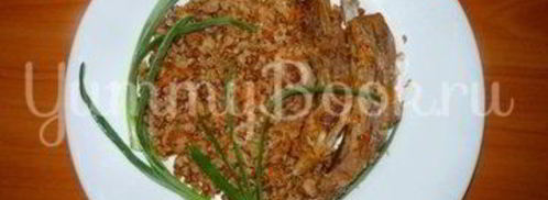 гречневая каша со свиными ребрышками из мультиварки. Шаг 9