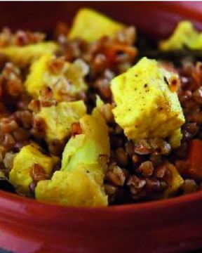 Вегетарианская гречка с овощами