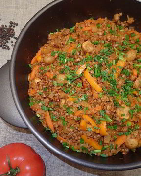 Жареная гречка