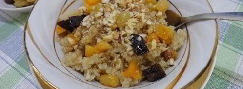 каша из киноа с орехами и сухофруктами. Шаг 7