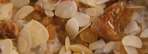 каша с отрубями, миндалем и сухофруктами. Шаг 5