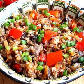 Каши с грибами