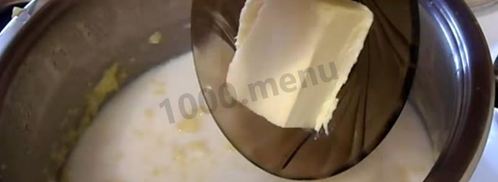 каша из кукурузной крупы на молоке. Шаг 6