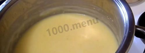 каша из кукурузной крупы на молоке. Шаг 8