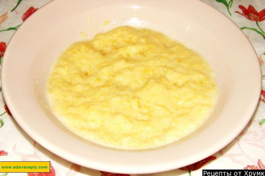 Рецепт каши кукурузной молочной