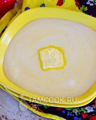 Кукурузная каша на молоке для детей
