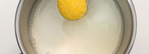 кукурузная каша на молоке. Шаг 6