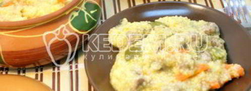 кукурузная каша с мясом по-деревенски. Шаг 7