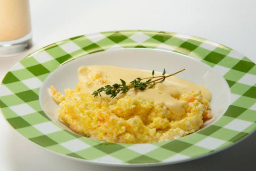 Рецепт кукурузной каши с тыквенным кремом