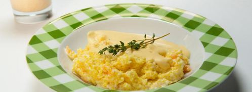 кукурузная каша с тыквенным кремом. Шаг 5