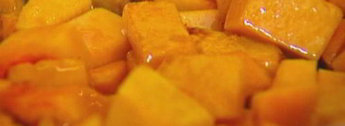 кукурузная каша с тыквой и грецкими орехами. Шаг 6