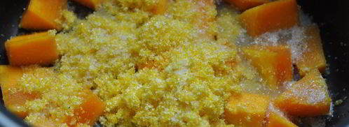 кукурузная каша с тыквой. Шаг 3