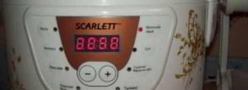 кукурузная каша в мультиварке скарлет. Шаг 4