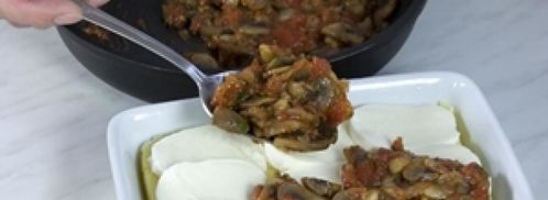 полента с грибами и шафраном. Шаг 4