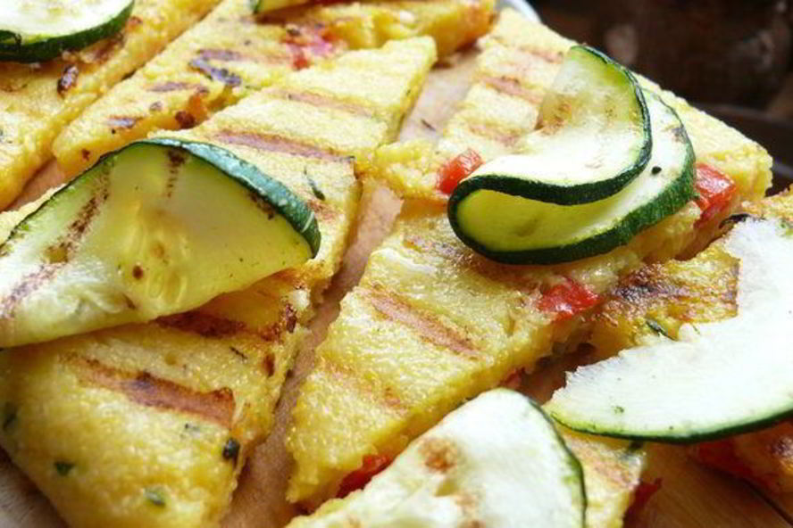 Рецепт поленты с кабачками