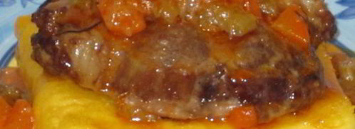 полента с мясным рагу. Шаг 8