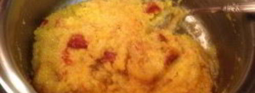 полента с вялеными помидорами в беконе. Шаг 6