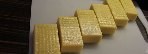 запеченная полента под пармезаном. Шаг 3