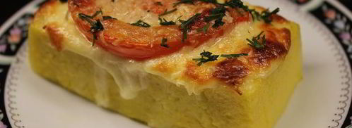 запеченная полента под пармезаном. Шаг 7