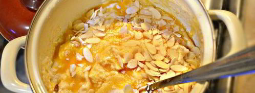 гурьевская каша на топленом молоке. Шаг 3