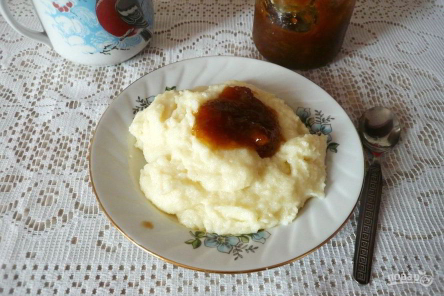 Рецепт густой манной каши