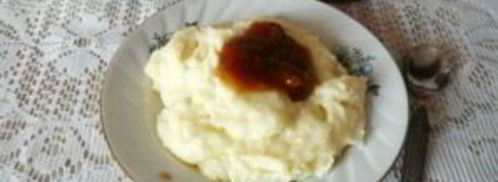 густая манная каша. Шаг 5