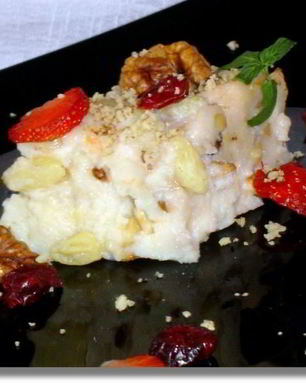 Каша манная по-королевски на молоке