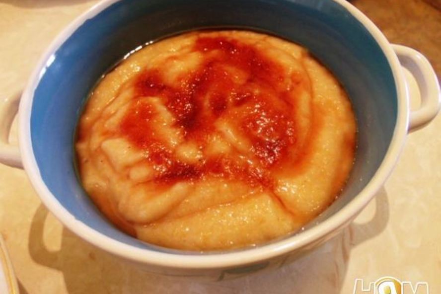 Рецепт каши манной с яблоками