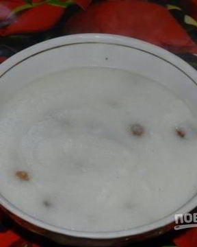 Манная каша без молока