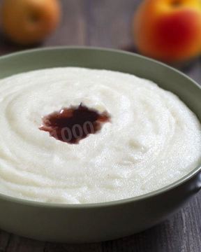 Манная каша на молоке и воде