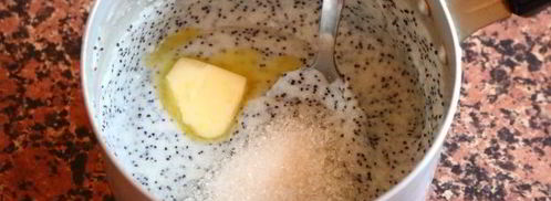 манная каша на молоке с маком. Шаг 7