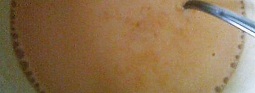 манная каша на ряженом молоке с малиной. Шаг 3