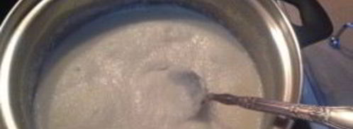 манная каша с медом. Шаг 5