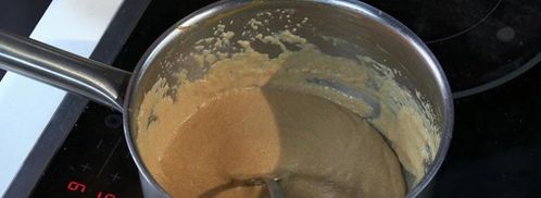 манная каша с соленой карамелью. Шаг 3