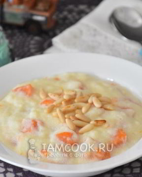 Манная каша с тыквой