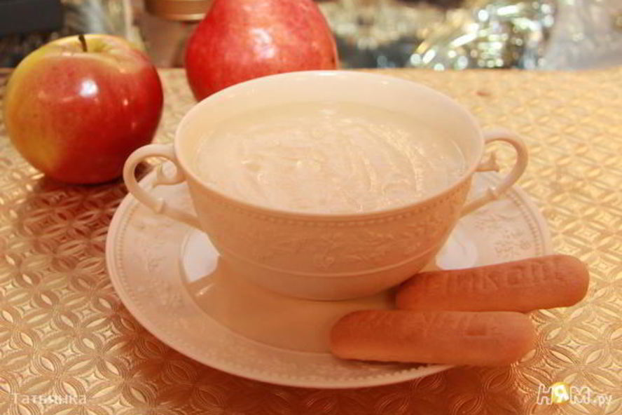 Рецепт манной каши с яблоком